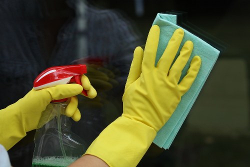 Office cleaning for a Camden workplace with desks and meeting space