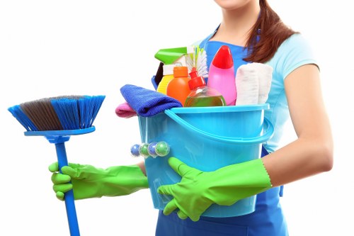Professional Camden office cleaning in a shared kitchen and washroom area