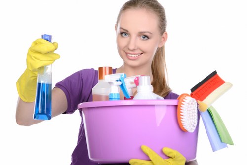 Local cleaning team preparing a property for handover in Camden